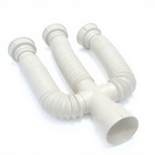 Sifão Sanfonado Triplo Extensivo Ajustável Universal Para Lav