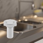 Sifão Sanfonado Universal 61cm Branco + Válvula De Lavatório