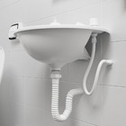 Sifão Sanfonado Universal 61cm Branco + Válvula De Lavatório