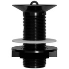 Sifão Sanfonado Universal 61cm Preto + Válvula De Lavatório 7