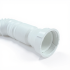 Sifão Sanfonado Universal Branco Simples 70cm Ajustável Para