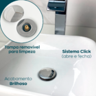 Sifão Sanfonado Universal Engate Mangueira Flexível Inox 40cm