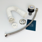 Sifão Sanfonado Universal Engate Mangueira Flexível Inox 40cm