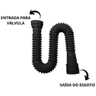 Sifão Sifonado Universal Linha Black 72cm