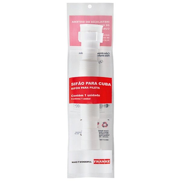 Sifão Simples Para Cuba - Tubo Extensivo - Franke