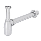 Sifão com Copo para Tanque Metal Rígido Cromado 1.1/4"x1.1/2" Docol