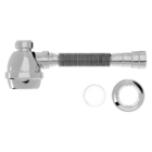 Sifão Tubo Extensivo C/copo E Canopla Blukit Cromado