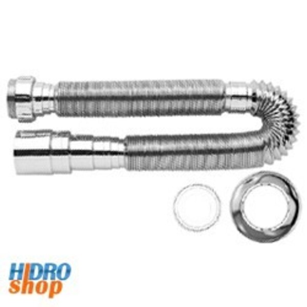 Sifão Tubo Extensivo Longo Universal 1 5 M Cromado - 031103