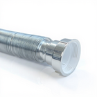 Sifão Tubo Sanfonado Ajustável Cromado Universal Para Banheir