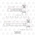Sifão Universal Ajustável Multiuso Com Copo Pingoo.casa