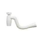 Sifão Universal Articulado Plástico Branco 1.1/2" 18cm Globalplastic