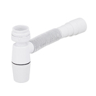 Sifão Universal Articulado Plástico Branco 1.1/2" 18cm Globalplastic