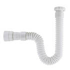 Sifão Universal Flexível Sanfonado Branco Instala Fácil 1118