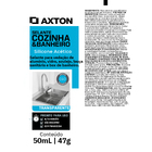 Silicone Actico para Cozinha e Banheiro Transparente Bisnaga 47g Axton