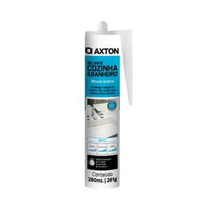 Silicone Acético para Banheiro, Box, Pia e Cozinha Transparente Tubo ...
