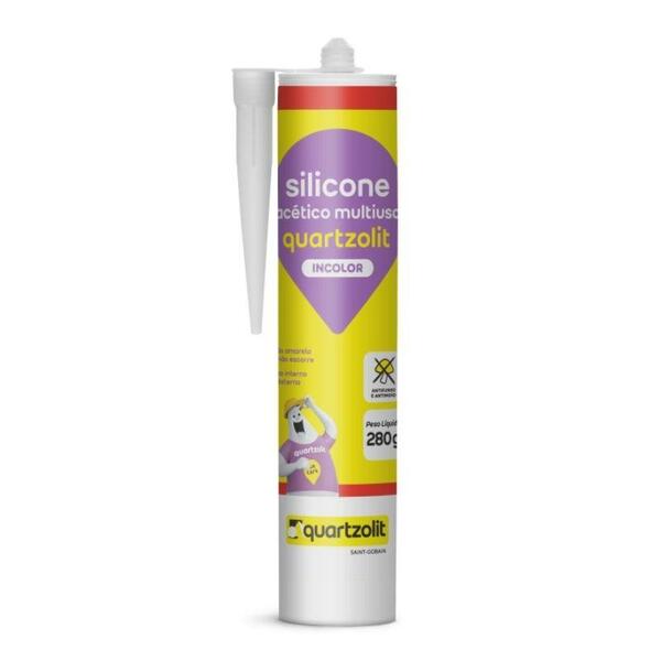 Silicone Acetico Quartzolit Multiuso Tr Pc 280 G