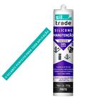 Silicone Aquario Sil Trade 280g Cor:preto