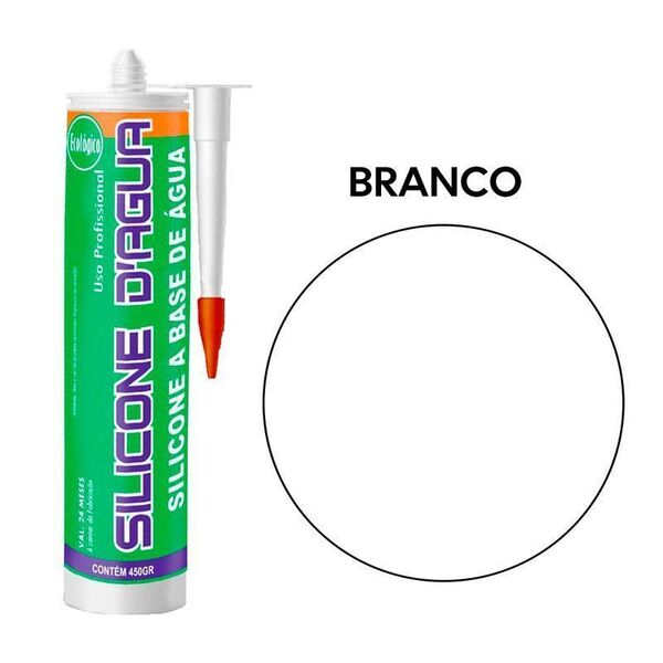 Silicone Branco 450g - Selante Acrílico Base De Água