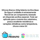 Silicone Branco 450g Selante Acrílico Base De Água 4 Unidades