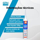 Silicone Branco Acético Autofix 230g