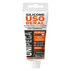 Silicone Híbrido Unipega Uso Geral Incolor 50ml/50g Embalagem