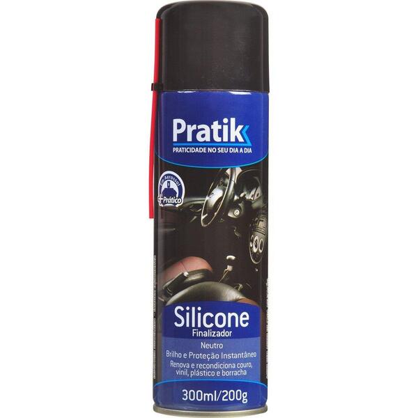 Silicone Pratik Neutro Spray 300ml - Embalagem Com 6 Unidades