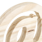 Símbolo "@" de Madeira Pinus 15x15x1,7cm Settis