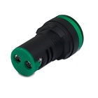 Sinaleiro Led 22mm 127/220vca Verde 10 Peças