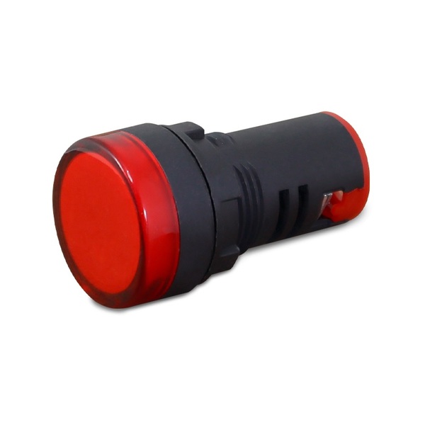 Sinaleiro Led 22mm 127/220vca Vermelho 10 Peças