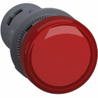 Sinaleiro Led Monobloco Plástico Vermelho 220v Xa2 22mm