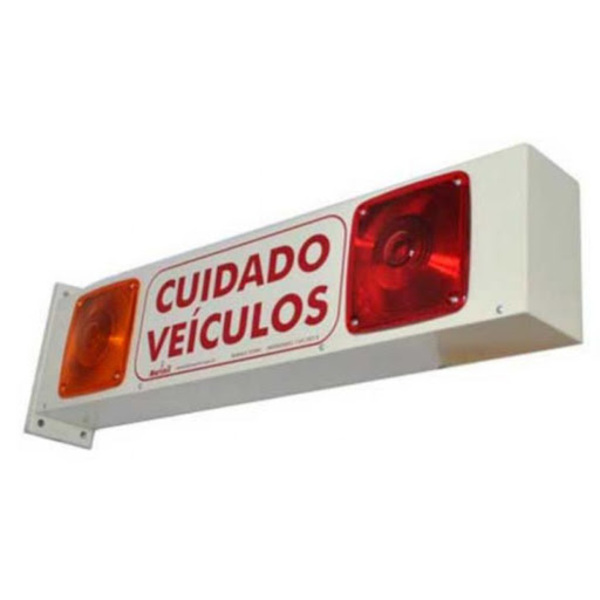 Sinaleiro Sequencial Modelo Totem - Sonoro C/ Lamp 110v