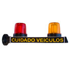 Sinalizador Garagem Sonoro Led Entrada Saida Veículos St1396