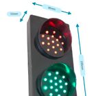 Sinalizador Toller Semaforo P Cancelas E Portões Leds 12v