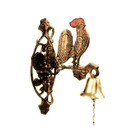 Sineta (sino) Bronze Parede Modelo Galo Vento Colonial Mëdio