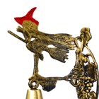 Sineta (sino) De Bronze De  Parede Modelo Bruxa De  Alumínio