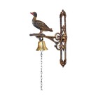 Sineta (sino) De Bronze De Parede Modelo Rolinha De Alumínio