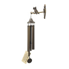 Sino Dos Ventos Coruja - Porta Ou Parede 34cm - Harmoniza