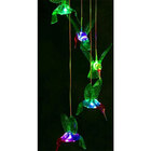 Sino Dos Ventos Solar Beija-flor Led Jardim Varanda Decoraçao