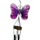 Sino Ventos Borboleta Tradicional Colorida  Casa Decoracao Am