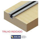 Sistema De Porta De Correr Rodinha Deslizante Armario Kit 1p