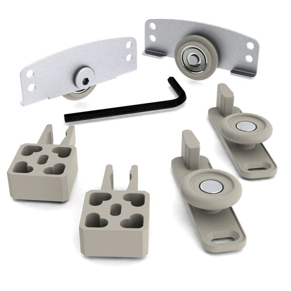 Sistema Deslizante Ro 69 (50 Kg) Com Guia 4002 Embutido Para