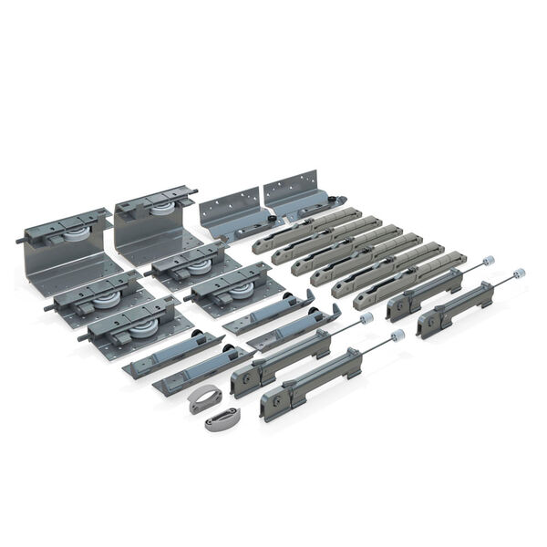 Sistema Deslizante Ss 200/3 Top (25 A 50 Kg) Para 03 Portas R