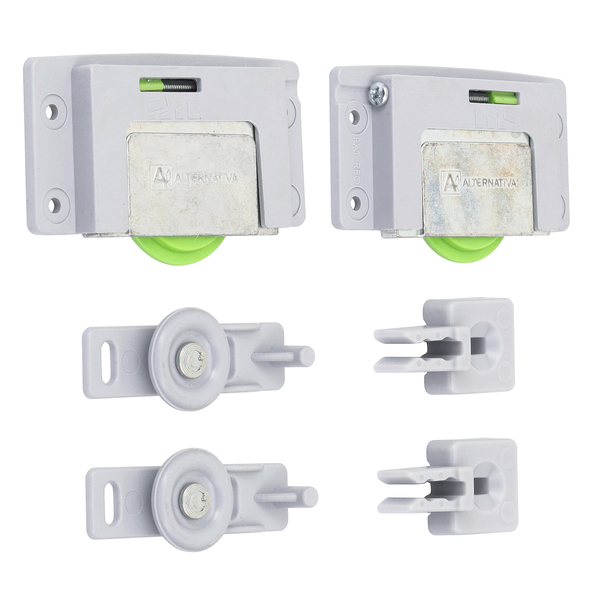 Sistema Deslizante para Closets e Roupeiros 5mm até 60kg R-2052