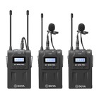 Sistema Microfone Lapela Boya Bywm8 Pro K2 Sem Fio Preto