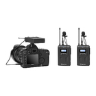 Sistema Microfone Lapela Boya Bywm8 Pro K2 Sem Fio Preto