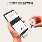 Sistema Microfone Lapela Boya Omic-u 2.4ghz Usb C Branco