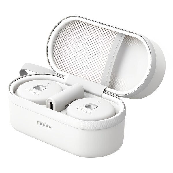 Sistema Microfone Lapela Boya Omic-u 2.4ghz Usb C Branco