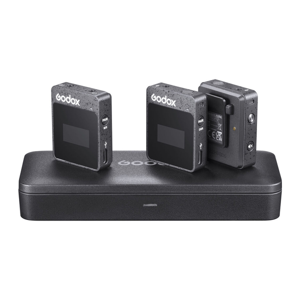 Sistema Microfone Lapela Sem Fio Godox Movelink Ii M2 Preto