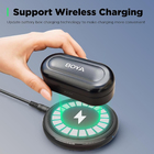 Sistema Microfone Sem Fio Boya Omic-u Usb C Lapela Preto