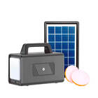 Sistema Portátil De Energia Solar + 2 Lâmpadas + Carregador [